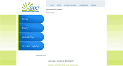Desktop Screenshot of lodz.szybkieczytanie.edu.pl